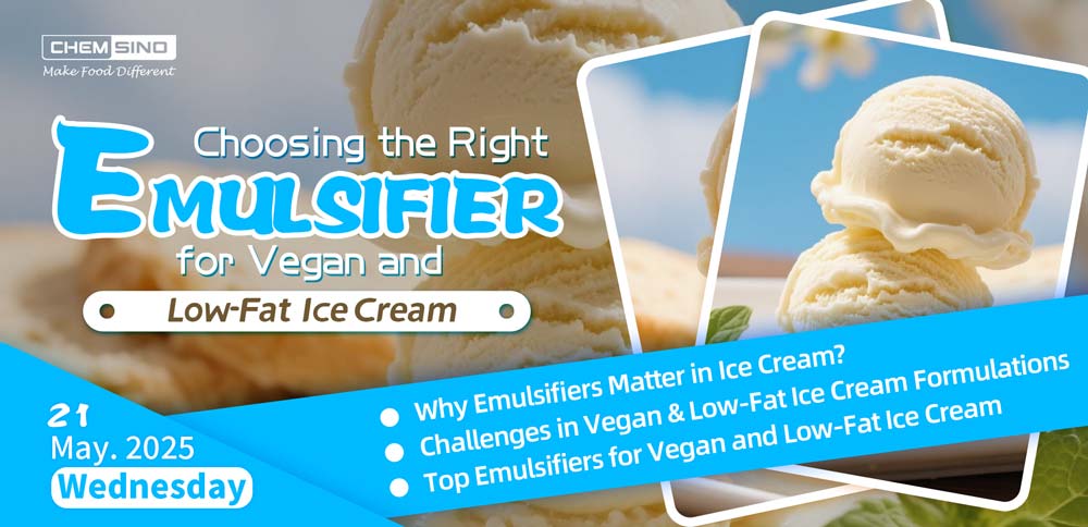 Best Emulsifiers for Vegan and Low-Fat Ice Cream
